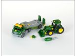 Klein Mega Set Trattore John Deere Con Rimorchio Semovente + Cacciavite 3+