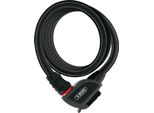 Abus Serratura A Cavo Phantom 8950/180 Texfl - Set Di Serrature Per Bicicletta Con Staffa Texfl Per Il Telaio Della Bicicletta - 12/15 Mm - Livello Di Sicurezza Abus 5 - Nero