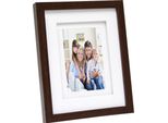 Deknudt S65KQ1 Braun 20X30 Holz Doppeltes Passepartout