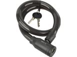 Fischer 85846 Fischer Blocco Bici A Cavo, Lunghezza: 800 Mm, Nero