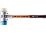 Mazza Simplex Soft-Face, Tpe-Soft / Nylon; Con Alloggiamento In Alluminio E Manico In Legno Di Alta Qualità | D=40 Mm | 3118.040