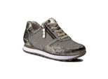 Gabor Effekt.Met Mezzi Stivali Da Donna In Pelle Platino Con Cerniera Gabor Effekt.Met Mezzi Stivali Da Donna In Pelle Platino Con Cerniera 37
