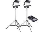 Walimex Pro Sirius 160 Led 65W Daylight 2Er Set Con Stativen