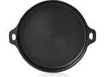 Bbq-Toro Plancha In Ghisa Ø 35 Cm | Piastra Per Grigliare, Rotonda | Padella Per Grigliare Bbq