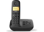 Gigaset A270A - Telefono Cordless - Segreteria Telefonica Con Identificativo Del Chiamante - Dect\Gap - Nero (S30852-H2832-B101)