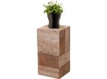 Tavolo Da Fiori HWC-A15, Portafiori, Legno Di Abete Rustico Massiccio Certificato Mvg ~ 60Cm