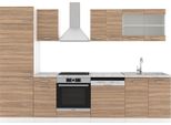 Vicco Cucina Componibile R-Line, 300 Cm Senza Piano Di Lavoro, Sonoma/Bianco