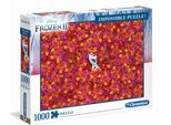 Clementoni - Puzzle 1000 ElementóW Olaf Z Disney Frozen 2 - Idealne Dla Rodzin