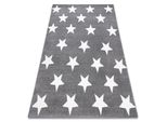 Tappeto Sketch - FA68 Grigio/Crema - Stelline Stelle Grigio 180X270 Cm