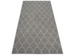 Tappeto Sense Micro 81220 Marocco Trifoglio Beige/Bianco Trellis Beige 80X150 Cm