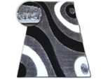 Tappeto Shaggy Space 3D B314 Grigio Grigio 80X150 Cm