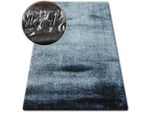 Tappeto Shaggy Verona Nero/Argento Nero 80X150 Cm