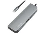 Logilink Logilink UA0343 Laptop Dock/Port Replicator Usb 3.2 Gen 1 (3.1 Gen 1) Type-C Aluminium