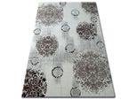 Tappeto Acrilico Florya 0362 Beige Crema Beige 80X150 Cm