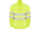 Roly Workwear HV9305 | Giacca In Pile Altair Hi-Viz Con Strisce Riflettenti - Colore: Fluor Yellow 221 - Taglia: Xl