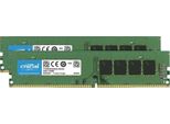 Crucial - DDR4 - 32 Gb: 2 X 16 Gb - Dimm 288-PIN - 3200 Mhz / PC4-25600 - CL22 - 1,2 V - Non Bufferizzato - Nonecc