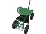 Sedile Mobile Da Giardino Carrello Per Sedili Da 150 Kg Sedile Rotante Da Giardino Con Vano Porta Attrezzi E Cestino
