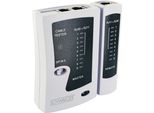 Schwaiger NWM1 531 Schwaiger Netzwerkkabeltester RJ45/RJ11 Weiß