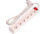 Blocco Edm - 6 Prese Con Interruttore - 16A - 3M - 41046