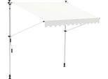 Tenda Da Sole A Morsetto Mucola Tenda Da Balcone Regolabile In Altezza Senza Foratura Tenda Da Sole Protezione Solare Protezione Dal Vento - Beige 400 X 120 Cm