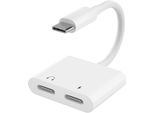 Inf Adattatore USB-C Per Cuffie E Caricabatterie