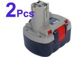2X Batteria Powersmart 3000Mah 14,4V Per Bosch Gho 14,4VH Gli 14,4V Gsb 14,4 Gsb 14,4-2 GSB14,4 VE-2 GSB14,4VE Gsr 14,4-1