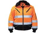 Korntex Kxpj | Giacca Da Pilota, Giacca Da Pilota Quattro In Uno - Colore: Arancione - Taglia: S