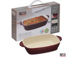 Resto Kitchenware 96111 Piastra Da Forno 1 L Rettangolare In Ceramica Casseruola Da Forno
