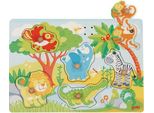 Goki Puzzle Di Legno A Bolle Con Suono, 6 Pz.