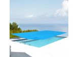 Copertura Solare Per Piscina In Pe Quadrata 549 X 274 Cm Blu