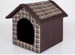 Cuccia Per Cani Con Cuccia Per Interni Ed Esterni - Pieghevole, Resistente Alle Intemperie - 38X32 Cm - Tetto Con Cerniera | Pillowprim