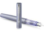 Parker Vector Xl Metallic Silver Blue C.C. Stilografica M