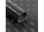 Pavimento In Pvc Diamond Cut Black Larghezza: 120 Cm, Lunghezza: 350 Cm