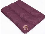 Cuscino Per Cani Materasso Per Cani Posto Letto Per Cani Letto Per Animali Domestici Cuscino Per Cani Letto Per Gatti - Eco - 115 X 80 Cm [Taglia: Xxl] - Bordeaux