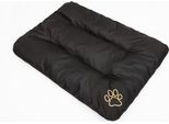 Cuscino Per Cani Materasso Per Cani Posto Letto Per Cani Letto Per Animali Domestici Cuscino Per Cani Letto Per Gatti - Eco - 115 X 80 Cm [Taglia: Xxl] - Nero