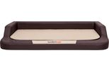 Cuscino Per Cani Cesto Per Cani Divano Per Cani Ortopedico Per Cani Da Compagnia Lavabile - Medico Standard - 75 X 50 X 15 Cm [Taglia: L] - Marrone Con Beige