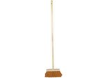 Scopa 24Cm In Legno, Fibra Di Pvc 13Cm, Con Bastone 120Cm