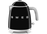 Smeg Wasserkocher 50'S Retro Style Mini - 0,8 Liter - Schwarz - 1.400 Watt (KLF05BLEU)