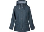 Derbe Hamburg W-01-PU Pensby Fisher Giacca Da Pioggia Da Donna, Taglia:42, Colore:Navy/Navy