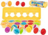 Puzzle Educativo Di Frutta Con Forma Di Uova 12 Pezzi