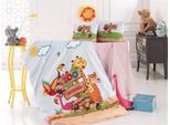 Biancheria Da Letto Per Neonati Reversibile Zoo 100 X 135 Cm