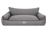 Letto Ortopedico Per Cani Joker Letto Per Cani Divano Letto Cestino Materasso Letto Per Animali Xxxl 132X106 Cm Grigio Sembra Lino