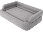 Letto Per Cani, Arredamento Per Animali, Letto Per Gatti, Sfoderabile, Cesto Per Cani, Cuscino Per Cani, Lettino Per Cani, Posti Letto, Divano Per Cani, Grigio, Xxl: 117X79 Cm