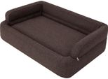 Letto Per Cani, Arredamento Per Animali, Letto Per Gatti, Sfoderabile, Cesto Per Cani, Cuscino Per Cani, Lettino Per Cani, Posti Letto, Divano Per Cani, Marrone, Xxl: 117X79 Cm