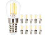 ZMH10 Pezzi Lampadina Led E14 Lampada D'epoca - ST25 Lampadina Lampadina Edison 2700K 4W Lampadina Filamento Bianco Caldo Retro Lampadina Vetro Antico Per Casa Hotel Bar Caffè