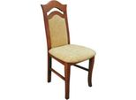 Gruppo Sala Da Pranzo Design Set Di Sedie 4X Sedie Poltrona Seduta Imbottitura Legno Massello