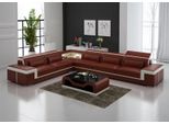 JV Möbel Luxus braunes Ecksofa Wohnzimmermöbel