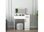 Skye Decor, Inci, Tavoli Da Trucco, Bianco, 74,2 X 107,5 X 37,6 Cm