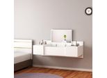 Skye Decor, Zakkum, Tavolini Da Toilette, Bianco, Truciolato Melaminico, 100 X 33 X 39,1 Cm