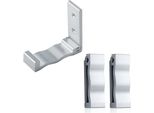Set Di 3 Ganci Pieghevoli Da Parete | Gancio Pieghevole Multifunzionale | Gancio Per Asciugamani Da Parete A 90° Gradi | Supporto Per Cuffie - Colore [Argento] - Gancio Per Cappotto In Lega Di Alluminio | Gancio Per Armadio | Gancio Per Asciugamani Da Parete